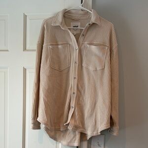 Aerie oversized waffle knit